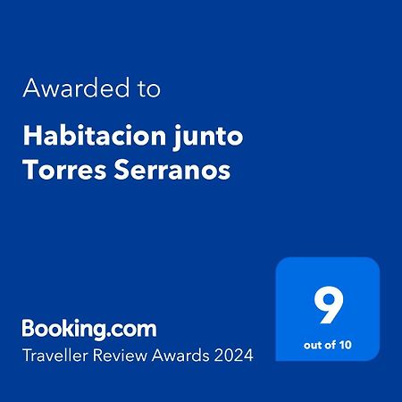 Habitacion Junto Torres Serranos Valencia Luaran gambar