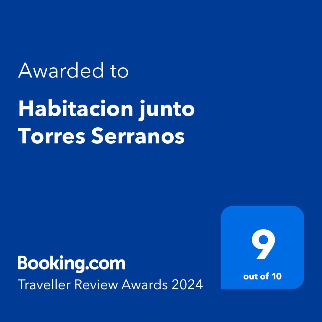 Habitacion Junto Torres Serranos Valencia Luaran gambar